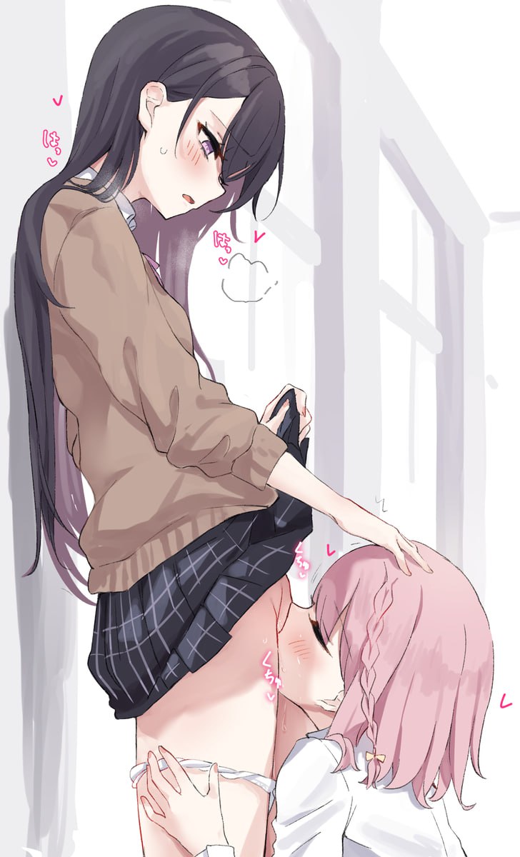 Shy Hentai Girl Pussy Licked A shy hentai girl getting her pussy licked by another girl in an anime style.